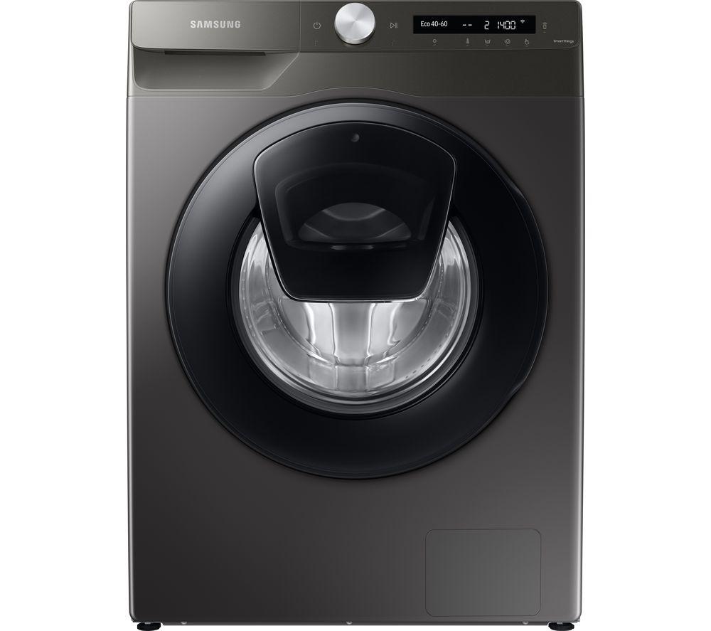 SAMSUNG AddWash WW90T554DAN/S1 WiFi-enabled 9 kg 1400 Spin Washing Machine - Graphite, Silver/Grey