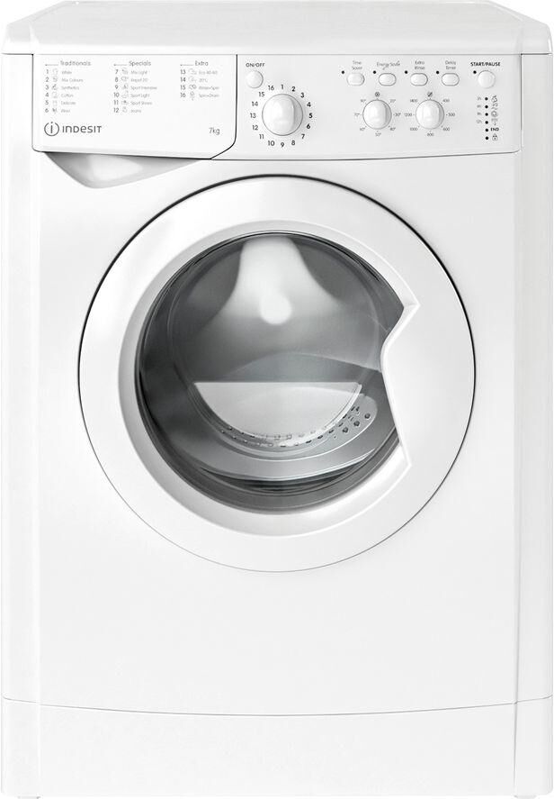 INDESIT IWC 71453 W UK N 7 kg 1400 Spin Washing Machine - White, White