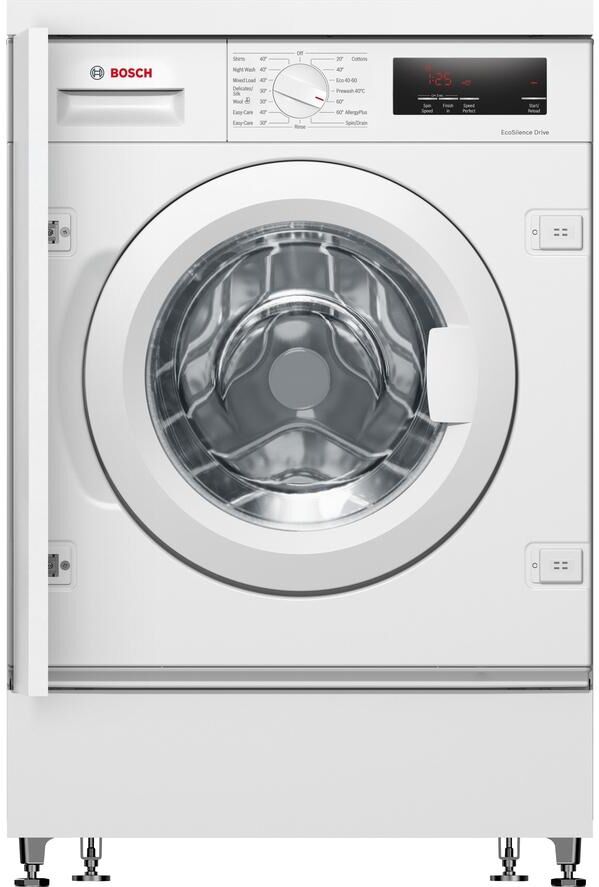 BOSCH Serie 6 WIW28302GB Integrated 8 kg 1400 Spin Washing Machine, White