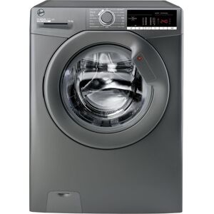 HOOVER H-Wash 300 H3W410TAGGE NFC 10 kg 1400 Spin Washing Machine - Graphite, Silver/Grey