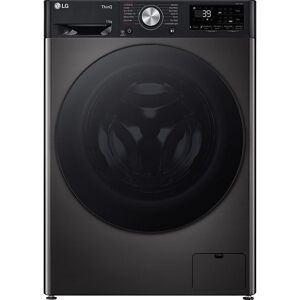 LG TurboWash with AI F4Y711BBTN1 WiFi-enabled 11 kg 1400 Spin Washing Machine - Platinum Black, Black