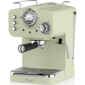 SWAN Retro Pump Espresso SK22110GN Coffee Machine - Green, Green