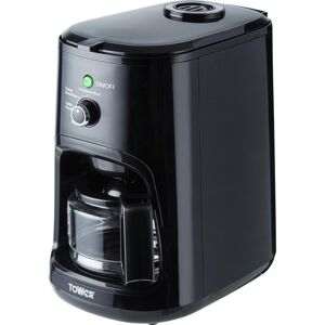 TOWER T13005 Bean to Cup Coffee Machine - Black, Black