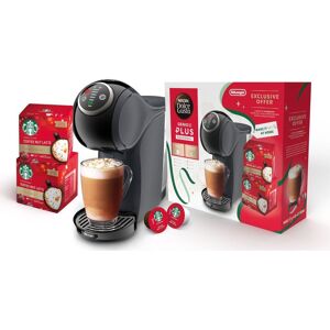 DOLCE GUSTO by DeLonghi Genio S Plus Starbucks Toffee Nut Bundle Coffee Machine - Grey, Silver/Grey,Black
