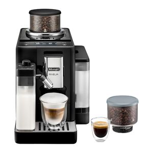 DELONGHI Rivelia EXAM440.55.B Bean to Cup Coffee Machine - Black, Black,Silver/Grey