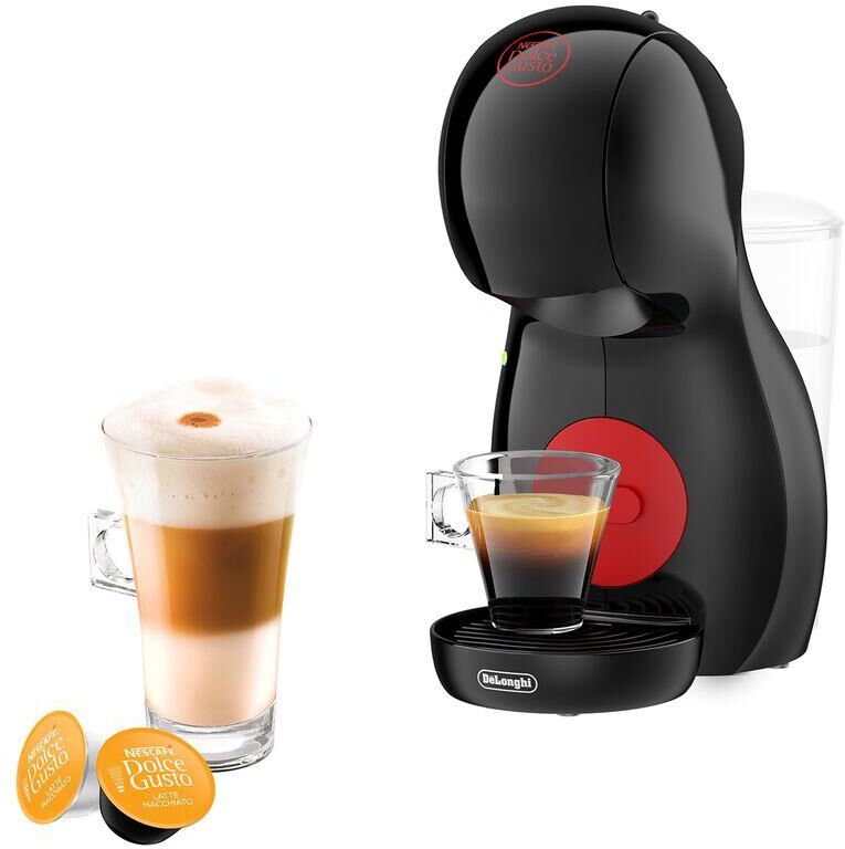 DOLCE GUSTO by De'Longhi Piccolo XS Manual EDG210B Coffee Machine - Black, Black