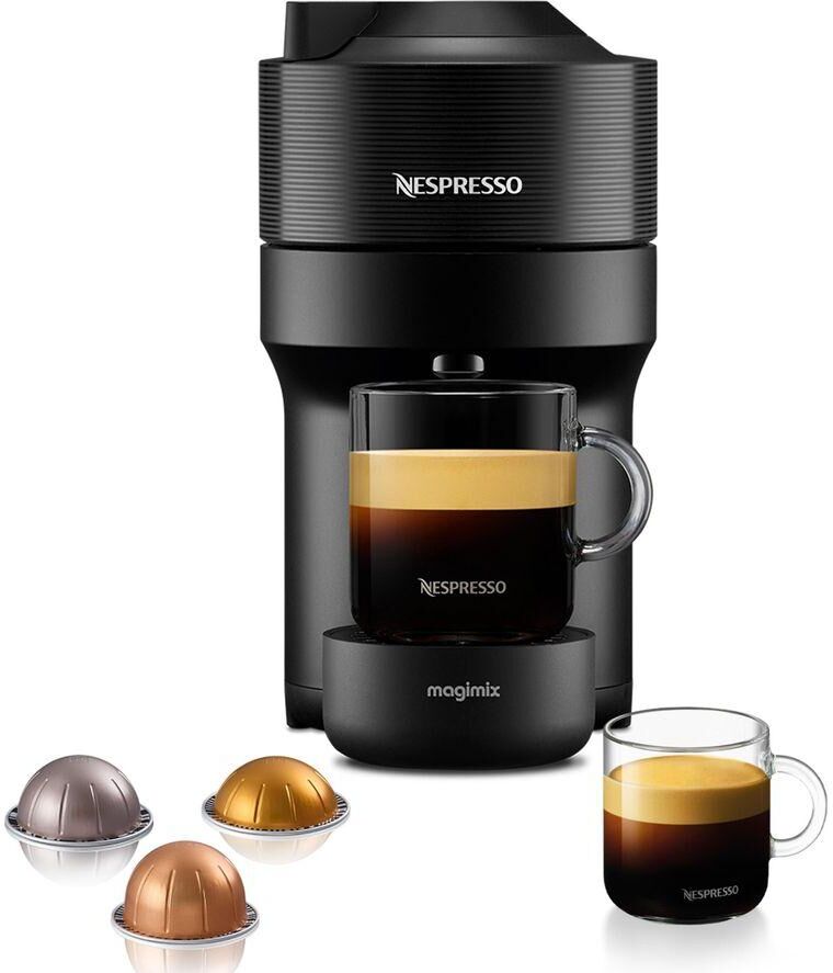 NESPRESSO by Magimix Vertuo Pop 11729 Smart Coffee Machine - Liquorice Black, Black