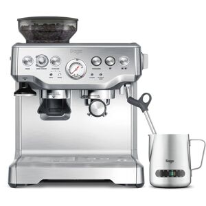 SAGE Barista Express BES875UK Bean to Cup Coffee Machine - Silver, Stainless Steel