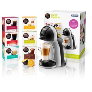 DOLCE GUSTO by De'Longhi EDG155.BG Mini Me Coffee Machine Starter Kit - Grey & Black, Black,Silver/Grey