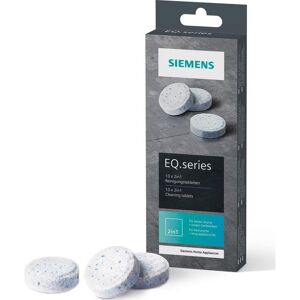 SIEMENS TZ80001B EQ Bean to Cup Cleaning Tablets - 10 Pack, White