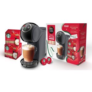 DOLCE GUSTO by DeLonghi Genio S Plus Starbucks Toffee Nut Bundle Coffee Machine - Grey, Silver/Grey,Black