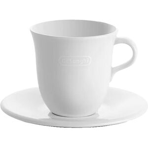 DELONGHI DLSC309 Ceramic Cappuccino Cups - Twin Pack, White