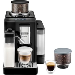 DELONGHI Rivelia EXAM440.55.B Bean to Cup Coffee Machine - Black, Black,Silver/Grey