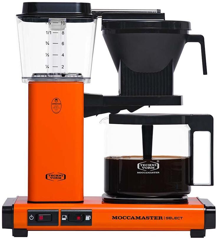 MOCCAMASTER KBG Select 53817 Filter Coffee Machine - Orange, Orange