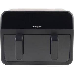 SALTER EK5872 Dual Air Fryer - Black, Black