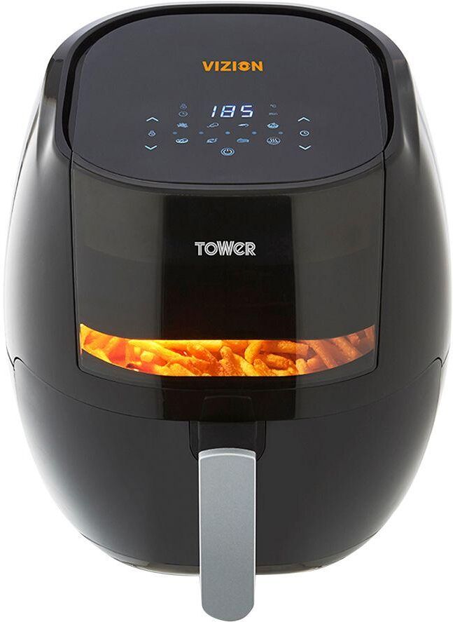 TOWER Vortx Vizion T17072 Air Fryer - Black, Black