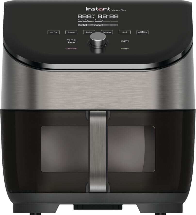 INSTANT Vortex Plus with ClearCook & OdourErase 140-3103-01 Air Fryer - Stainless Steel, Stainless Steel