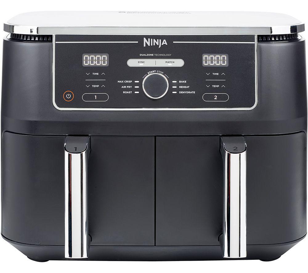 NINJA Foodi MAX Dual Zone AF400UK Air Fryer - Black, Black