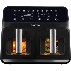 SALTER Dual View Pro EK5196GW Air Fryer - Black, Black