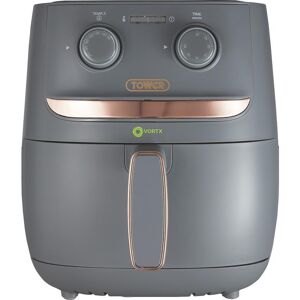 TOWER Vortx T17126GRY Air Fryer - Grey, Silver/Grey