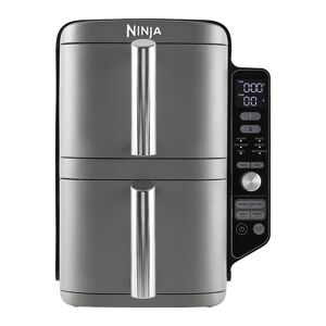 NINJA Double Stack SL400UK Air Fryer - Grey, Silver/Grey