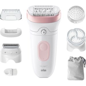 BRAUN Silk-épil 7 SE7-060 Wet & Dry Epilator - Flamingo, Pink