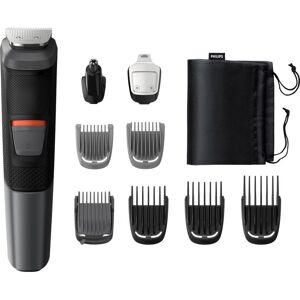 PHILIPS MG5720/13 Multigroom Series 5000 9-in-1 Wet & Dry Trimmer - Black & Silver, Black