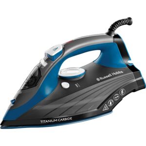 RUSSELL HOBBS 27090 Titanium Carbide Steam Iron - Blue & Grey