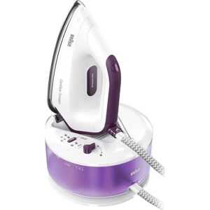 BRAUN CareStyle Compact IS2144.VI Steam Generator Iron - White & Purple, Purple,White