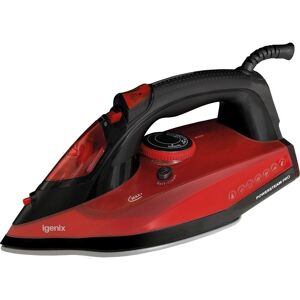 IGENIX PowerSteam Pro IG3126 Steam Iron - Red & Black