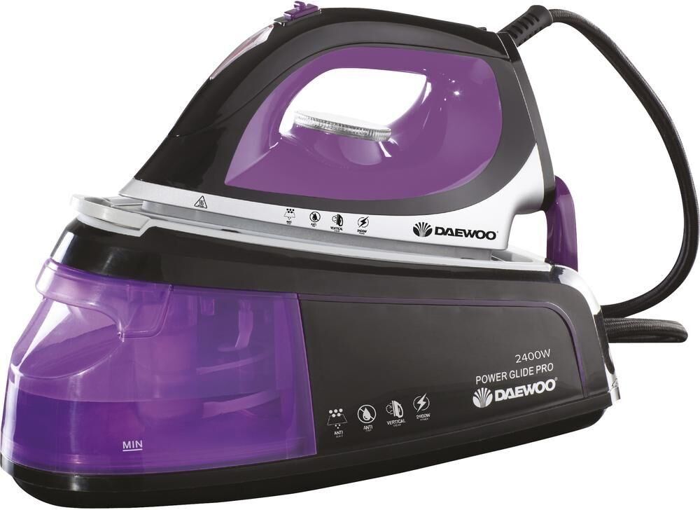 DAEWOO SDA1589 Steam Generator Iron - Black & Purple