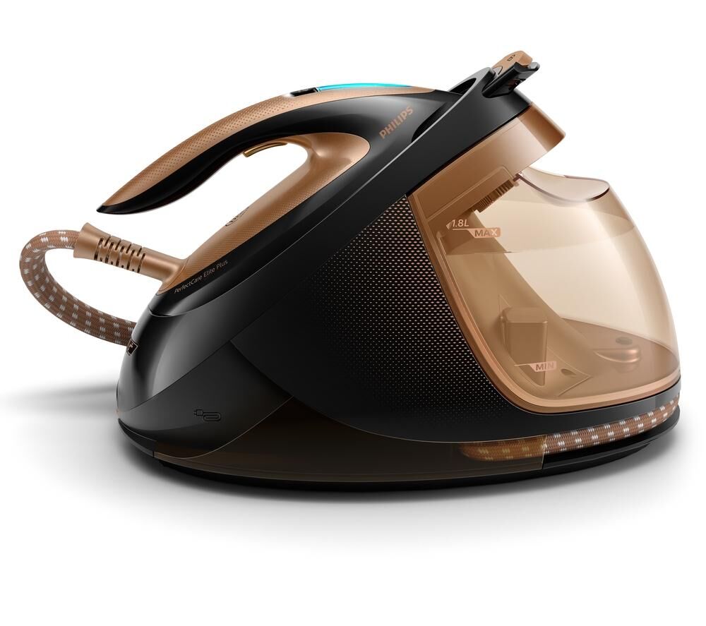 PHILIPS PerfectCare Elite Plus GC9682/86 Steam Generator Iron - Black & Gold