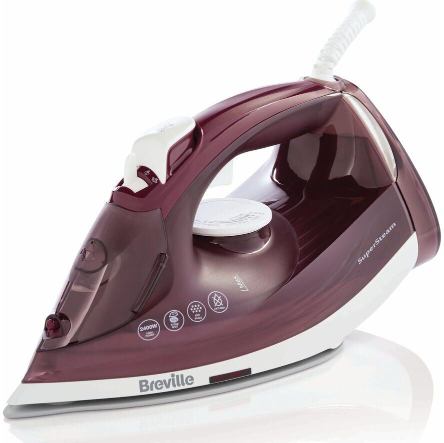 BREVILLE SuperSteam VIN412 Steam Iron - Merlot