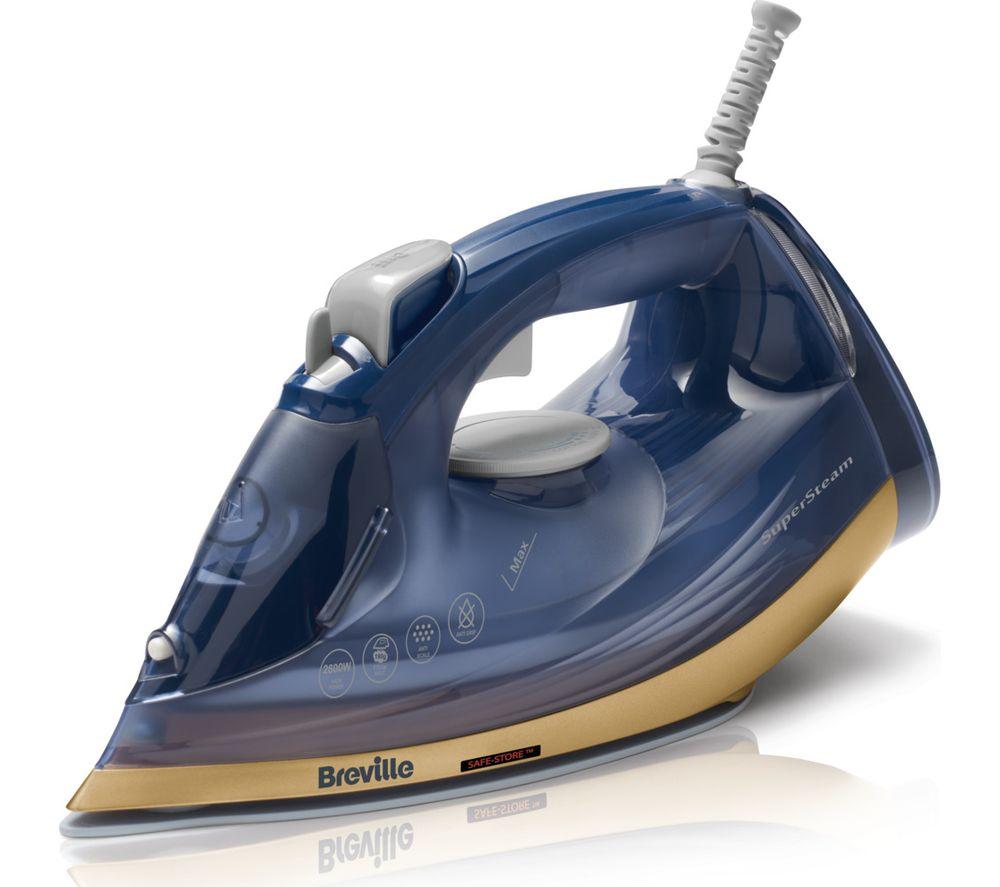 BREVILLE SuperSteam VIN413 Steam Iron - Blue & Gold