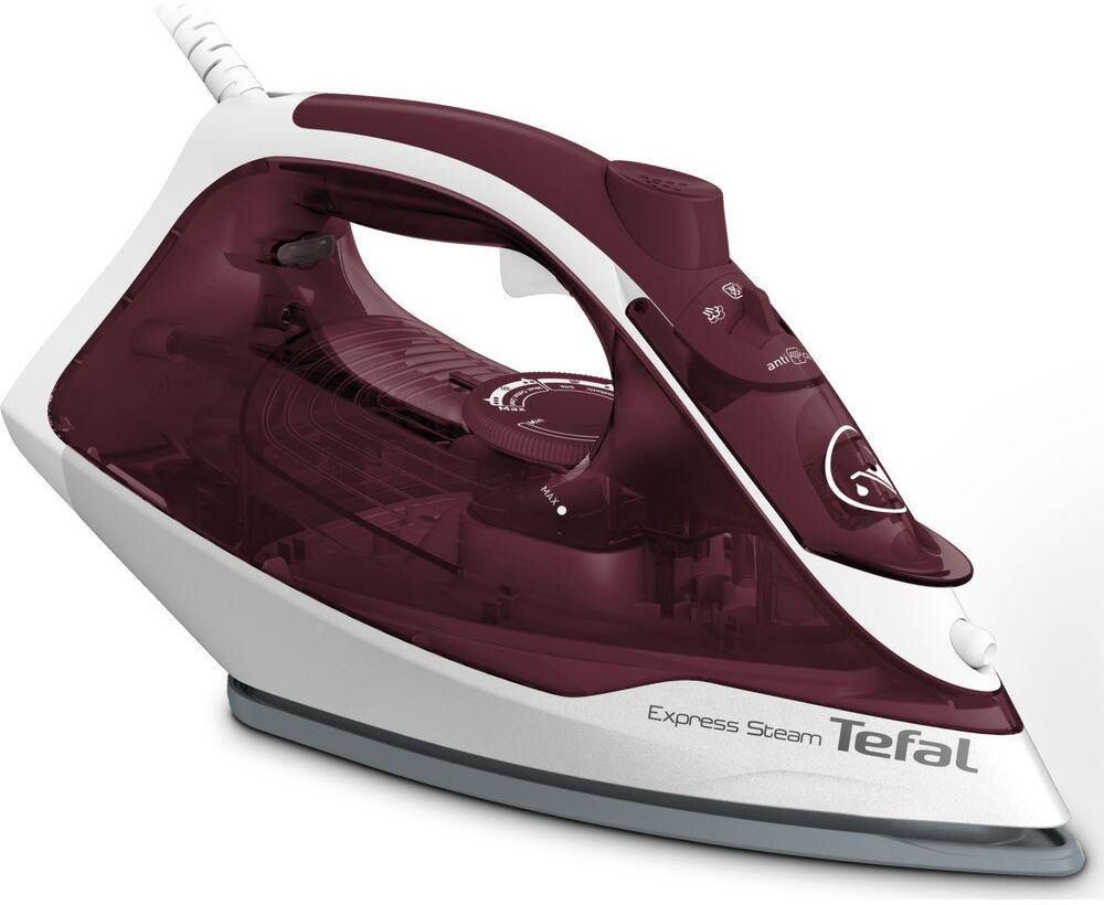 TEFAL Express Steam FV2869 Steam Iron - White & Red