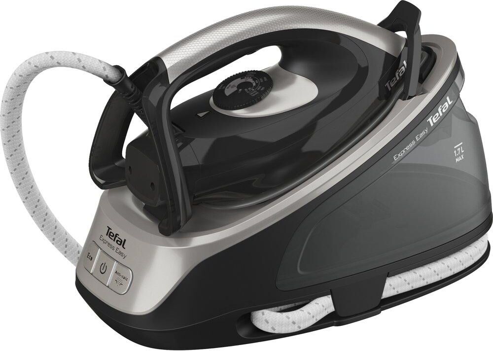 TEFAL Express Easy SV6140 Steam Generator Iron - Black & Grey