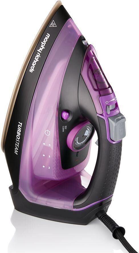 MORPHY RICHARDS Turbosteam 303140 Steam Iron - Purple & Black