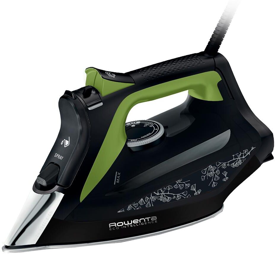 ROWENTA Eco Intel®igence DW6330 Steam Iron - Black & Green