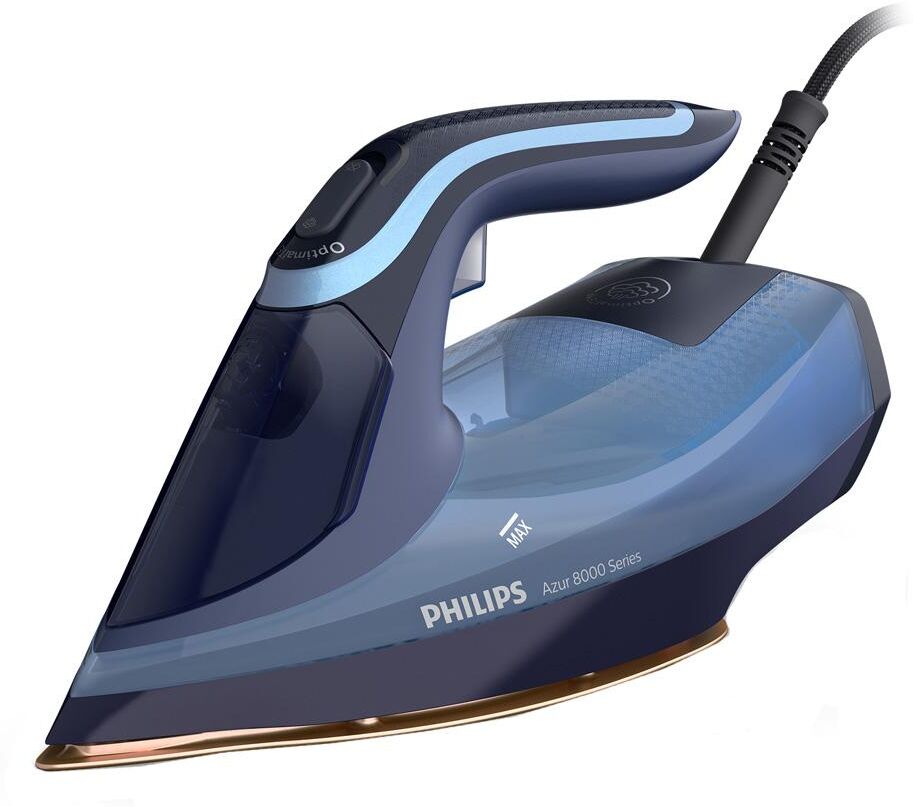 PHILIPS Azur 8000 Series DST8020/26 Steam Iron - Light Blue, Blue