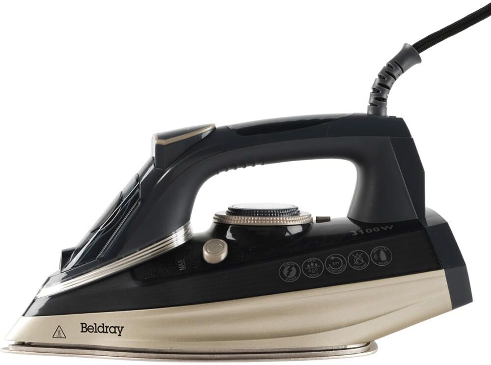 BELDRAY BEL0820PL BGC Steam Iron - Black & Grey, Silver/Grey,Black