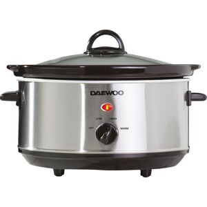 DAEWOO SDA1364 Slow Cooker - Stainless Steel, Stainless Steel