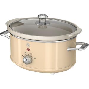 SWAN Retro SF17021CN Slow Cooker - Cream, Cream