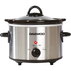 DAEWOO SDA1363 Slow Cooker - Stainless Steel, Stainless Steel