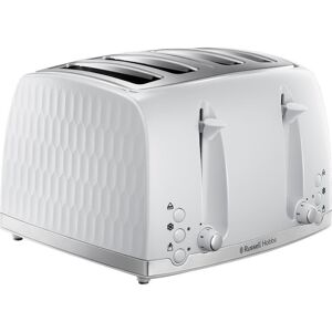 RUSSELL HOBBS Honeycomb 26070 4-Slice Toaster - White