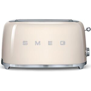 SMEG TSF02CRUK 4-Slice Toaster - Cream, Cream