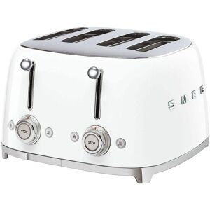 SMEG 50's Retro Style TSF03WHUK 4-Slice Toaster - White, White