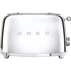 SMEG 50's Retro TSF01SSUK 2-Slice Toaster - Chrome, Green