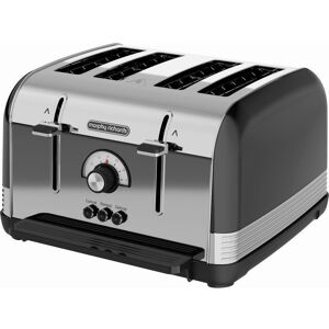 MORPHY RICHARDS Venture Retro 240331 4-Slice Toaster - Black