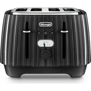 DELONGHI Ballerina CTD4003.BK 4-Slice Toaster - Black