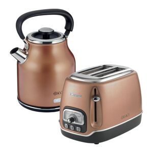 ARIETE Classica ARPK45 2-Slice Toaster & Jug Kettle Bundle - Copper